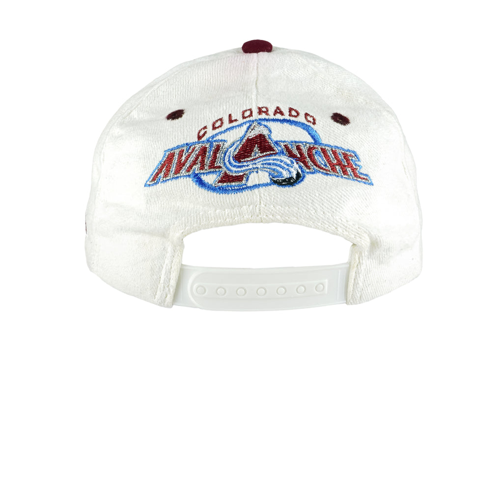 NHL (#1 Apparel) - Colorado Avalanche Snapback Hat 1990s OSFA Vintage Retro Hockey