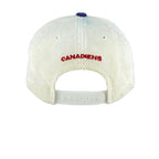 NHL (The Classic) - Montreal Canadiens Corduroy Snapback Hat 1990s OSFA Vintage Retro Hockey