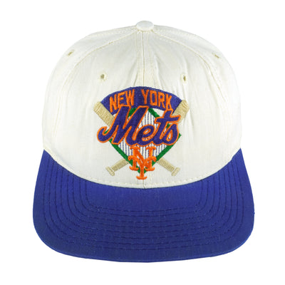 MLB (The Game) - New York Mets Embroidered Snapback Hat 1990s OSFA