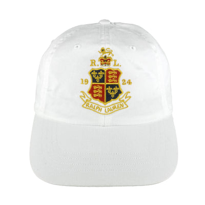 Ralph Lauren (Polo) - White Spell-Out Strap Back Hat OSFA