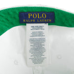 Ralph Lauren (Polo) - White Spell-Out Strapback Hat 1990s OSFA