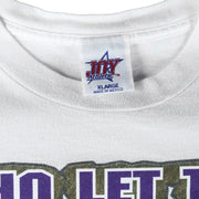 NFL (Joy Athletic) - Baltimore Ravens Who Let The Dogs Out Sweatshirt 2000 X-Large Vintage Retro Football