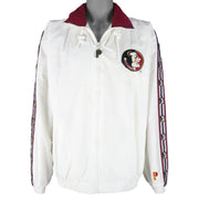 NCAA (Pro Player) - Florida State Seminoles Zip-Up Windbreaker 1990s Large Vintage Retro College