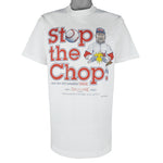 MLB - Twins VS Braves Stop The Chop Single Stitch T-Shirt 1991 X-Large Vintage Retro Baseball