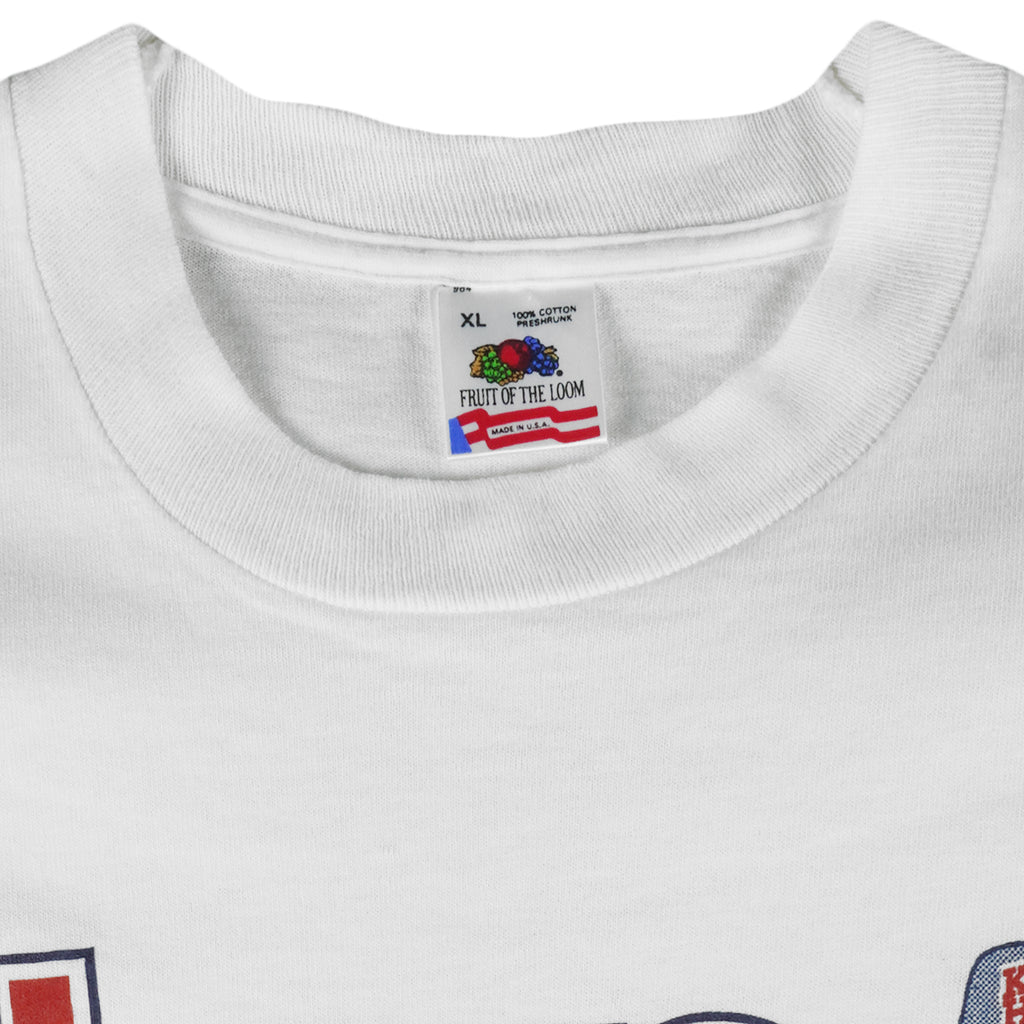 MLB - Twins VS Braves Stop The Chop Single Stitch T-Shirt 1991 X-Large Vintage Retro Baseball
