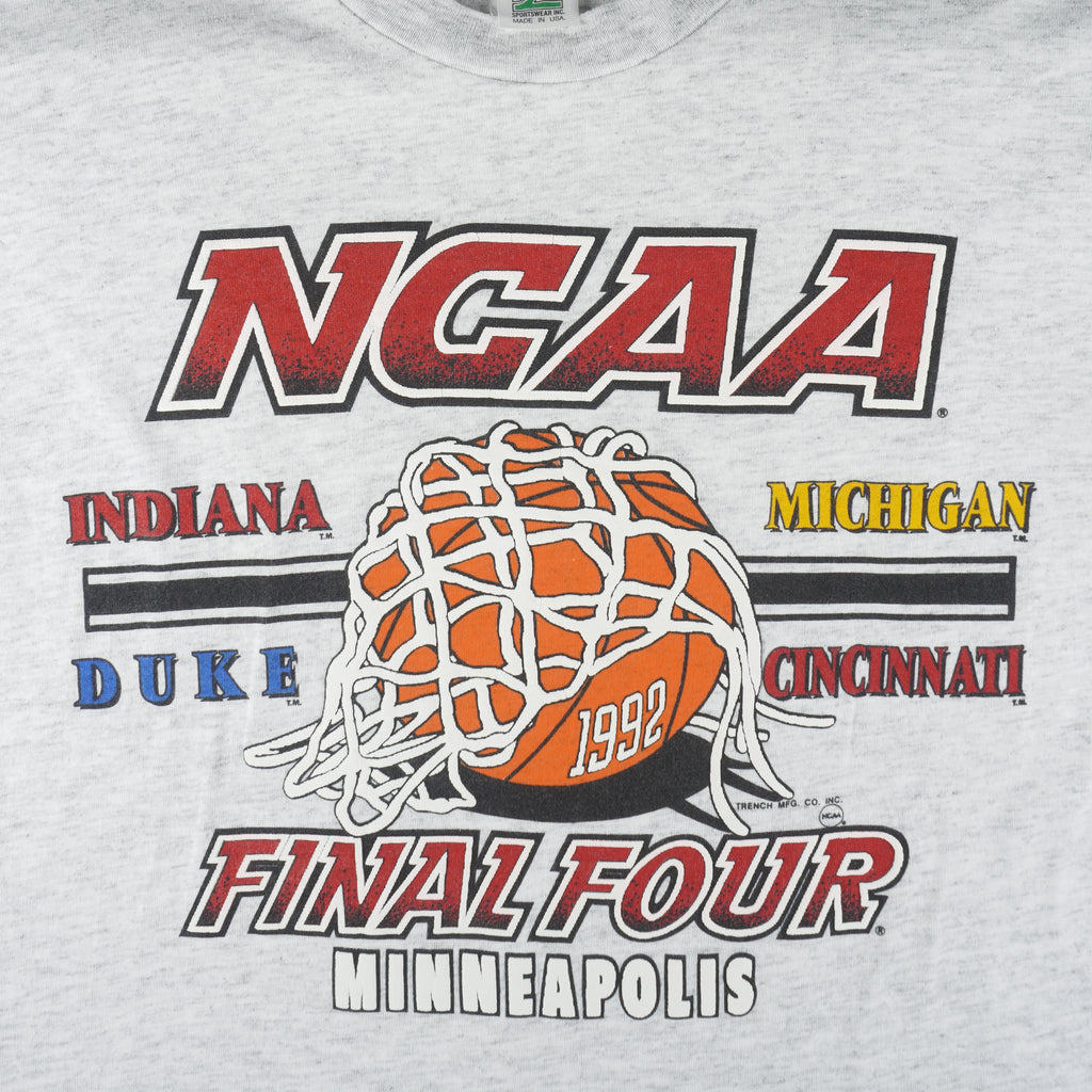 NCAA (Trench) - Final Four Minneapolis Basketball 1992 X-Large Vintage Retro College