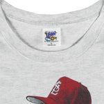 MLB (Fan) - St. Louis Cardinals Ozzie Smith Caricature Single Stitch T-Shirt 1992 Large Vintage Retro Baseball