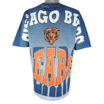 NFL (Magic Johnson T's) - Chicago Bears All Over Prints T-Shirt 1994 Large Vintage Retro Football