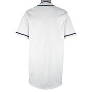 Ralph Lauren - White Polo EST.1967 Button-Up Jersey T-Shirt 1990s Large Vintage Retro