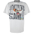 Looney Tunes - Taz Slam Dunk Breakout Single Stitch T-Shirt 1991 X-Large Vintage Retro Basketball