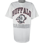 NHL (Bulletin Athletic) - Buffalo Sabres Single Stitch T-Shirt 1990s Large