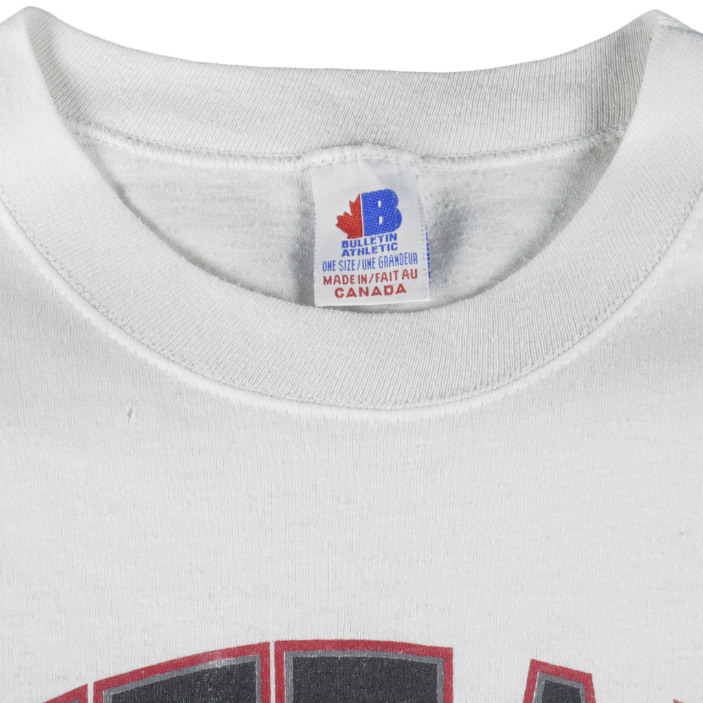 NHL (Bulletin Athletic) - Buffalo Sabres Single Stitch T-Shirt 1990s Large Vintage Retro Hockey