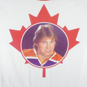 NHL - Team Canada Wayne Gretzky MVP T-Shirt 1980s Medium Vintage Retro Hockey