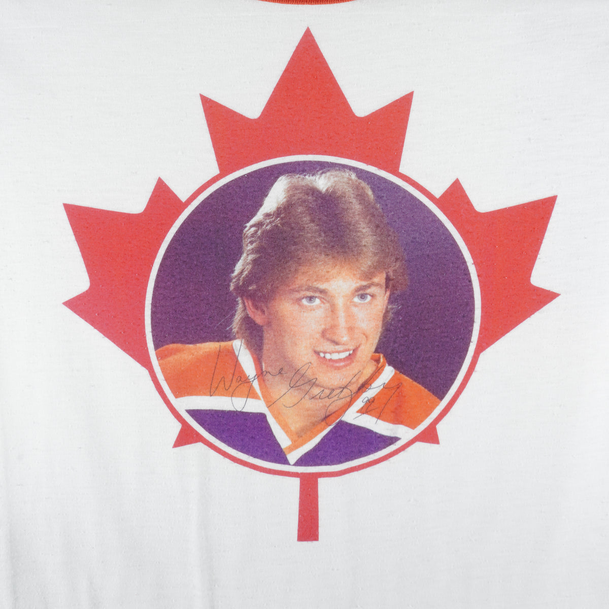 NHL - Team Canada Wayne Gretzky MVP T-Shirt 1980s Medium Vintage Retro Hockey