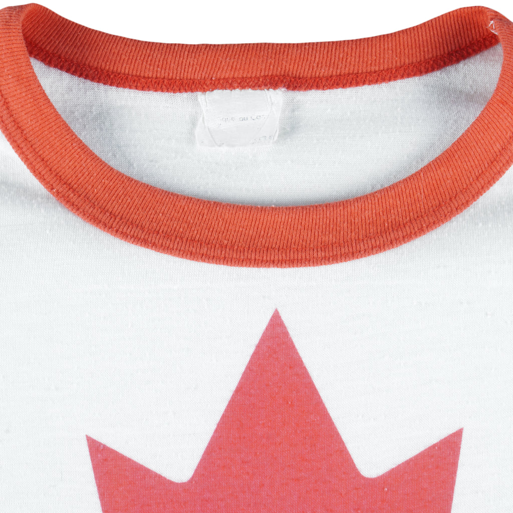 NHL - Team Canada Wayne Gretzky MVP T-Shirt 1980s Medium Vintage Retro Hockey