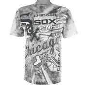 MLB (Americas Favorite) - Chicago White Sox All Over Print T-Shirt 1991 Large Vintage Retro Baseball