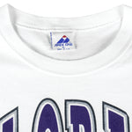 MLB (AAA) - Colorado Rockies Big Logo T-Shirt 1990s X-Large Vintage Retro Baseball