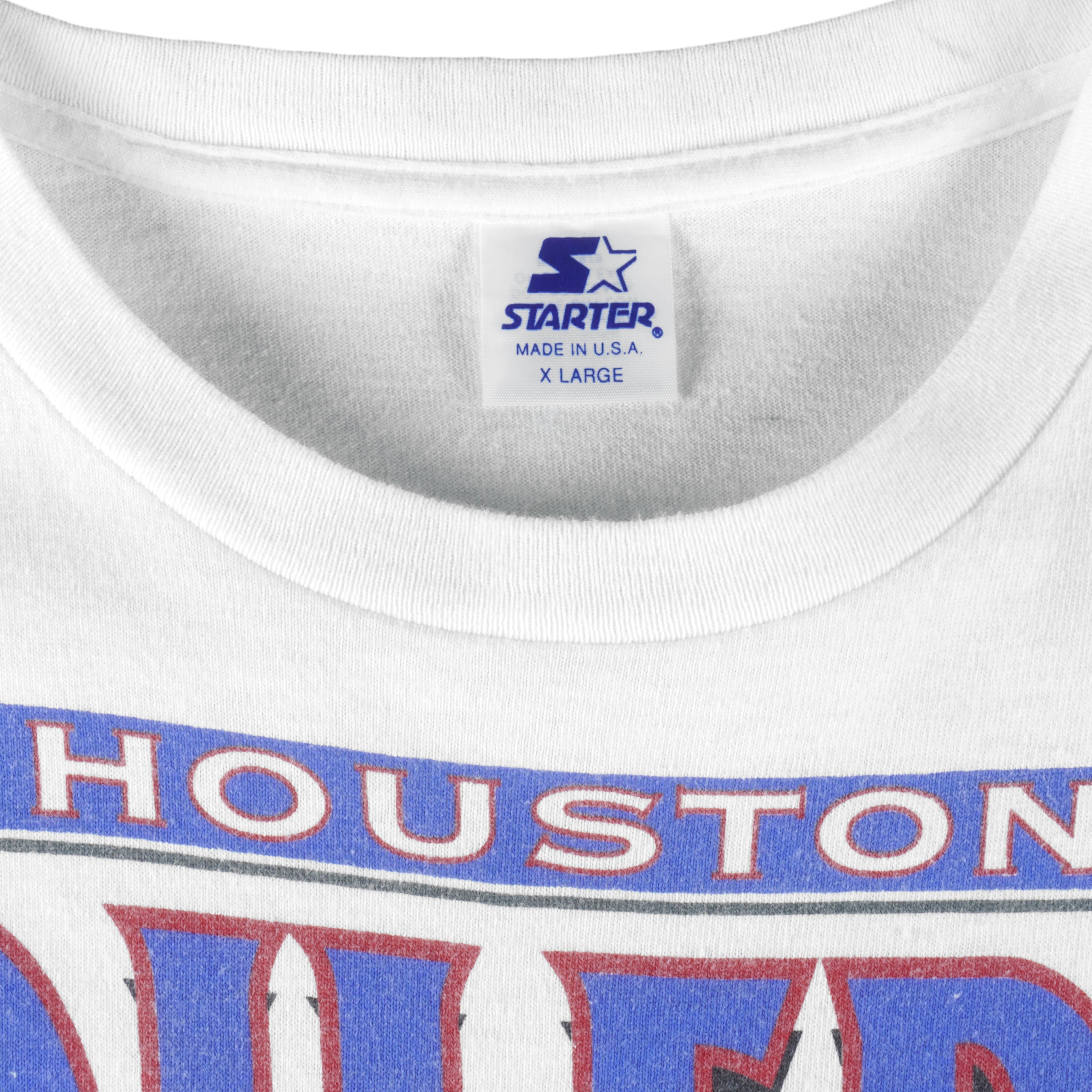 Starter - Houston Oilers AFC Champions Single Stitch T-Shirt 1993 X-Large Vintage Retro Football