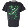 Vintage (Tennessee River) - Green Skull T-Shirt 1990s Large Vintage Retro