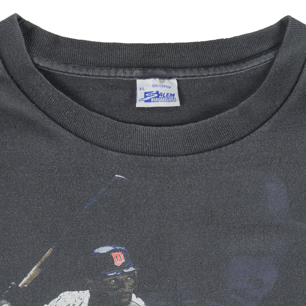 MLB (Salem) - Minnesota Twins Kirby Puckett's Single Stitch T-Shirt 1990s X-Large Vintage Retro Baseball