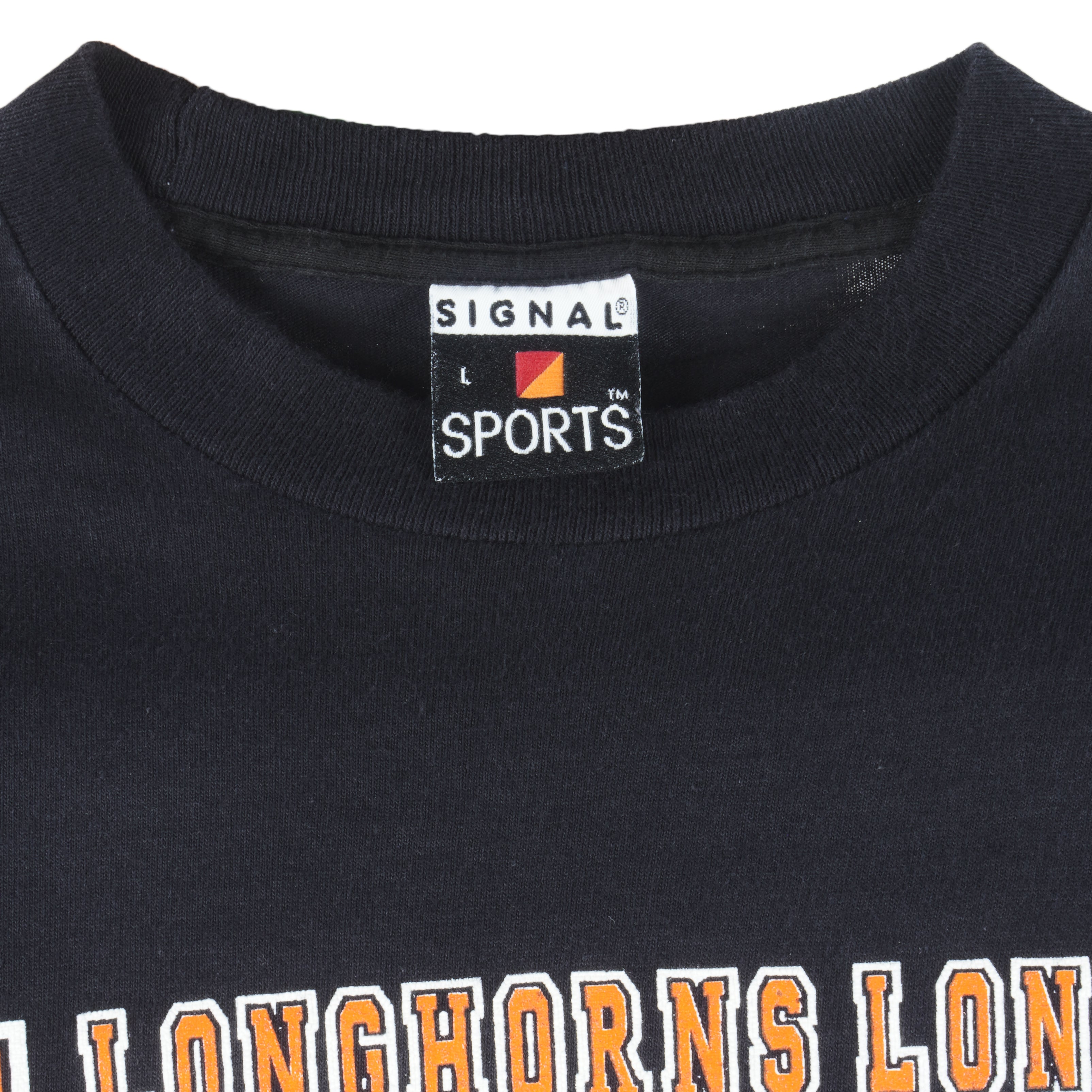NCAA (Singnal Sport) - Texas Longhorns Single Sport T-Shirt 1990s Large Vintage Retro College