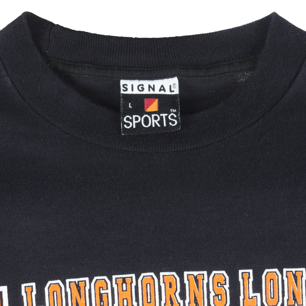 NCAA (Singnal Sport) - Texas Longhorns Single Sport T-Shirt 1990s Large Vintage Retro College
