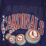 MLB (The Game) - St. Louis Cardinals Single Stitch T-Shirt 1990s Medium Vintage Retro Baseball