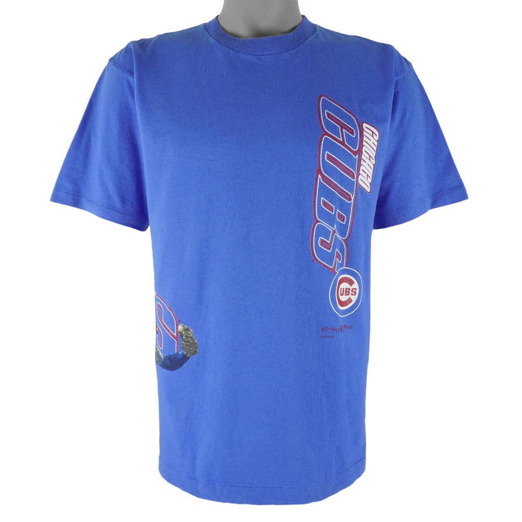 MLB - Chicago Cubs Single Stitch T-Shirt 1999 Medium Vintage Retro Baseball