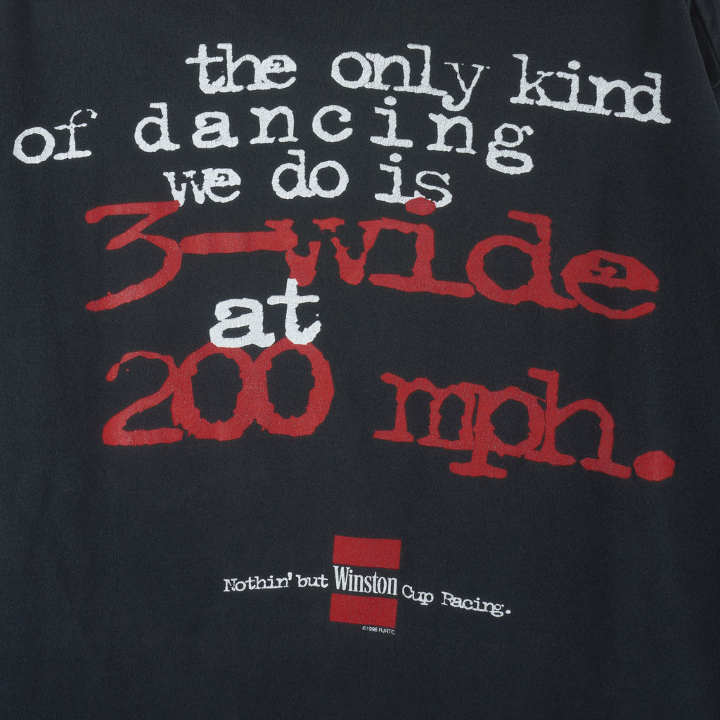 Vintage - Winston Cup Series Daning 3 Wide 200 mph T-Shirt 1996 X-Large Vintage Retro
