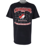 Vintage (AAA) - Hockey Team Canada Champions T-Shirt 2002 Large