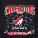 Vintage (AAA) - Hockey Team Canada Champions Colector's Edition T-Shirt 2002 Large Vintage Retro Hockey