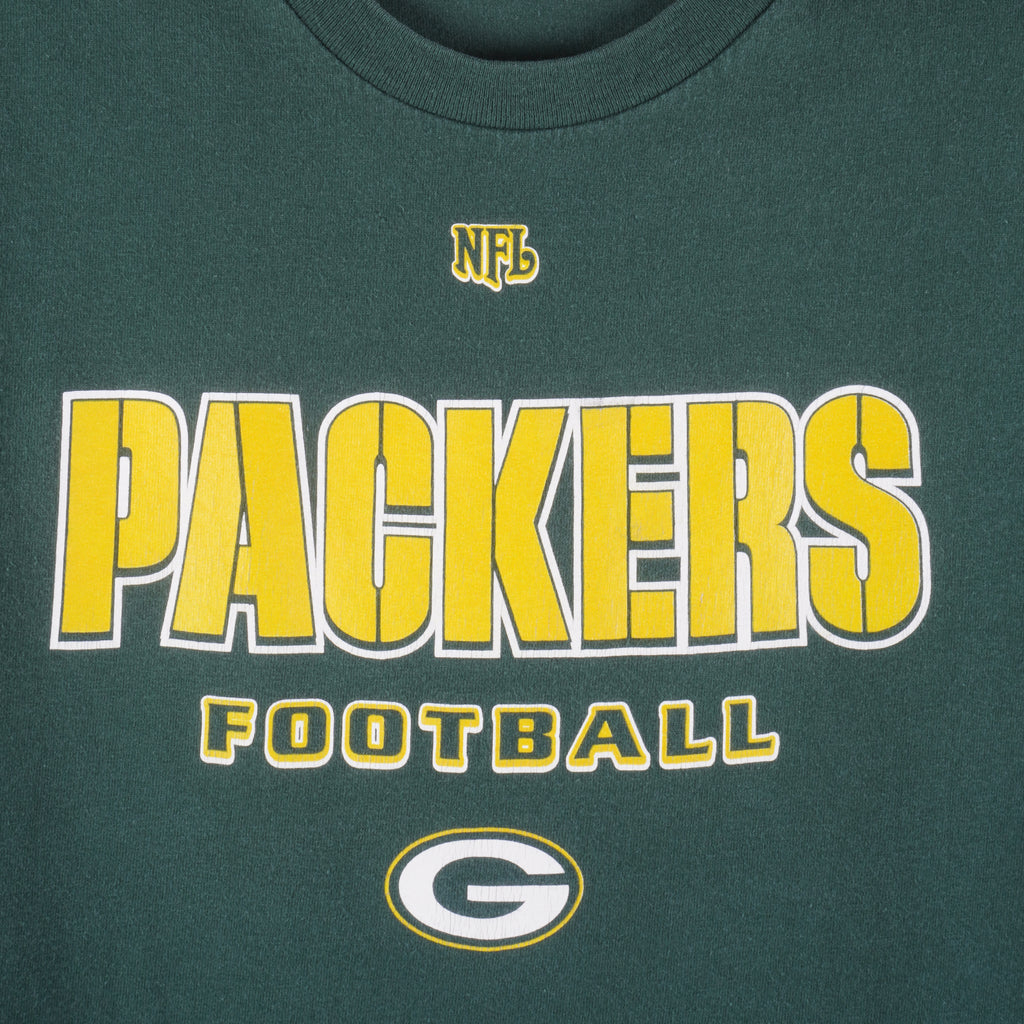 NFL - Green Bay Packers Classic T-Shirt 1990s Medium Vintage Retro Football