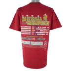 NCAA (Nutmeg) - Arkansas Razorbacks Champs T-Shirt 1994 Large Vintage Retro College