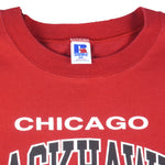 NHL (Russell) - Chicago Blackhawks Single Stitch T-Shirt 1990s XX-Large