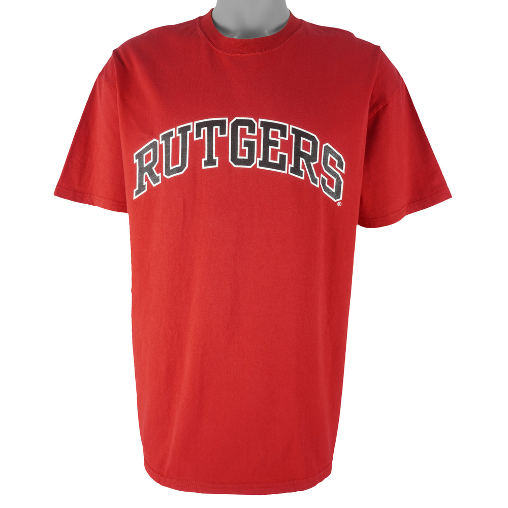 Champion - Rutgers Scarlet Knights T-Shirt 1990s X-Large Vintage Retro College