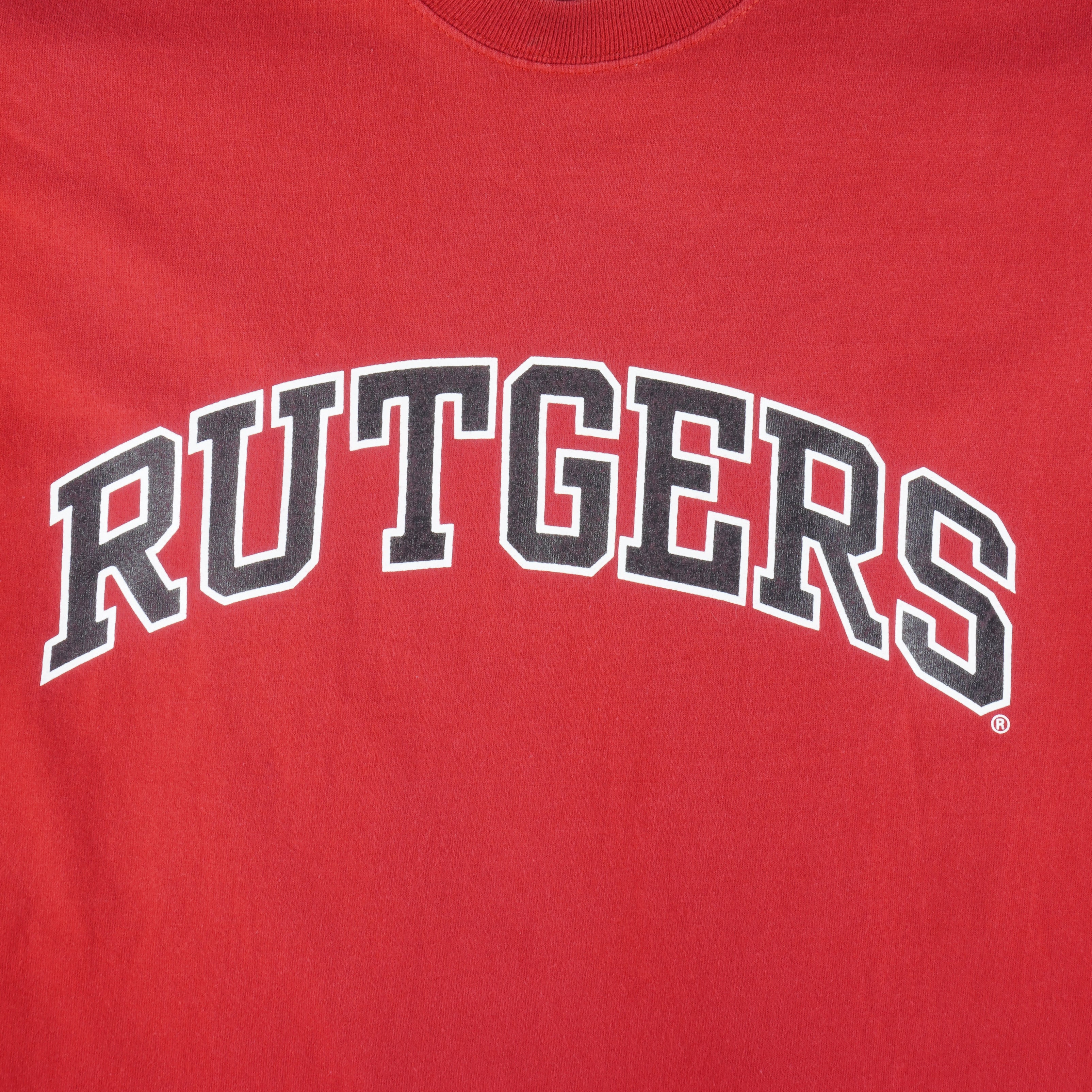 Champion - Rutgers Scarlet Knights T-Shirt 1990s X-Large Vintage Retro College