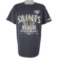 NFL (Trench) - New Orleans Saints Single Stitch T-Shirt 1994 X-Large Vintage Retro Football