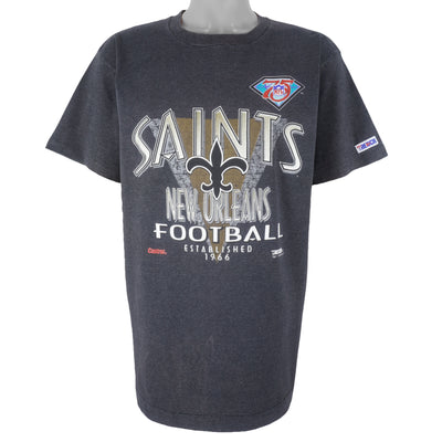 NFL (Trench) - New Orleans Saints Single Stitch T-Shirt 1994 X-Large