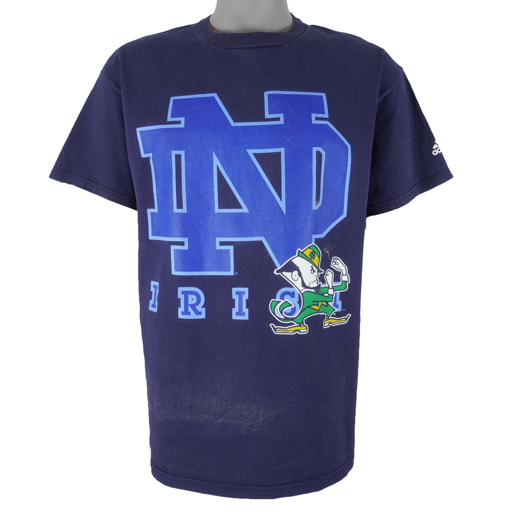 Vintage Adidas Notre Dame Fighting Irish T-Shirt 1990s Large