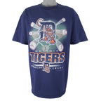 MLB (Sport Attack) - Detroit Tigers Big Logo T-Shirt 1998 X-Large Vintage Retro Baseball