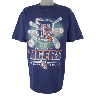 MLB (Sport Attack) - Detroit Tigers Big Logo T-Shirt 1998 X-Large