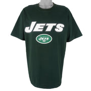 NFL (Lee) - New York Jets Big Logo T-Shirt 2000 X-Large Vintage Retro Football