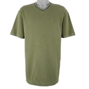 Tommy Hilfiger - Green Camo Classics T-Shirt 1990s X-Large Vintage Retro