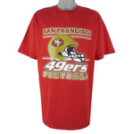 NFL (AAA) - San Francisco 49ers Helmet T-Shirt 1990s XX-Large Vintage Retro Football