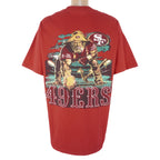 NFL (AAA) - San Francisco 49ers Helmet T-Shirt 1990s XX-Large Vintage Retro Football