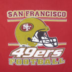 NFL (AAA) - San Francisco 49ers Helmet T-Shirt 1990s XX-Large Vintage Retro Football