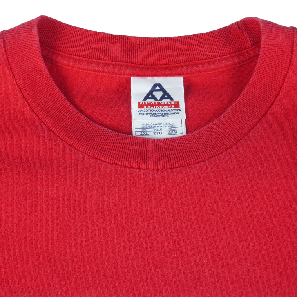 NFL (AAA) - San Francisco 49ers Helmet T-Shirt 1990s XX-Large Vintage Retro Football