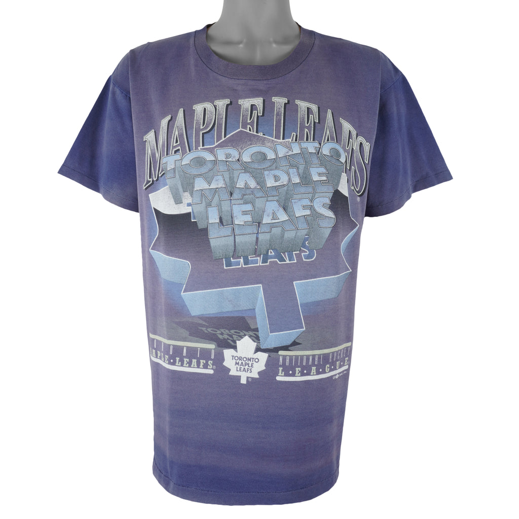 NHL (Tennessee River) - Toronto Maple Leafs Single Stich T-Shirt 1994 Large Vintage Retro Hockey