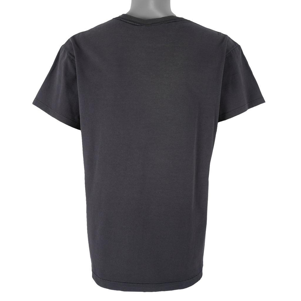 Nike - Black Just Do It Single Stitch T-Shirt 1990s X-Large Vintage Retro