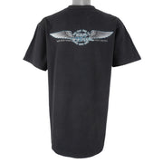 Vintage (No Fear) - Why Run When You Can Fly Single Stitch T-Shirt 1990s X-Large Vintage Retro